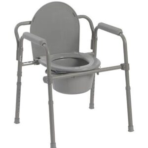 Standard Folding Steel Commode, by Drive Medical