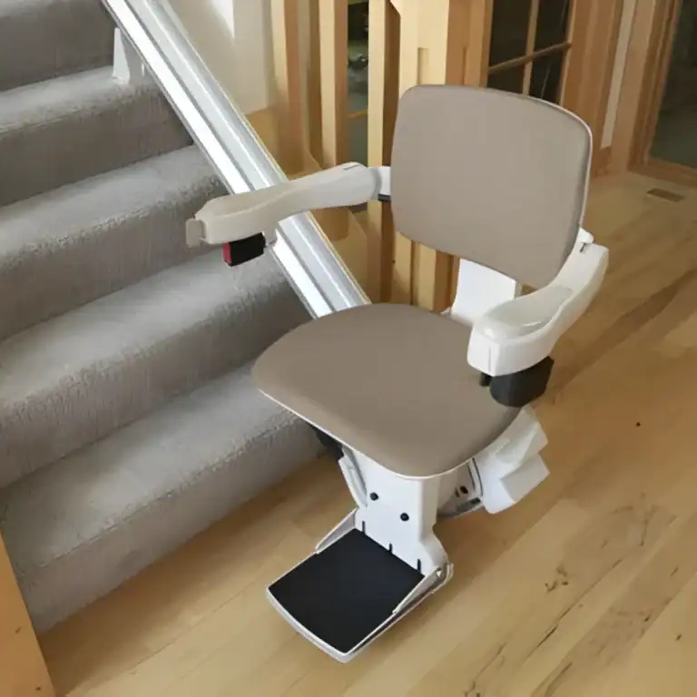 stairlift on straight stairs inside home