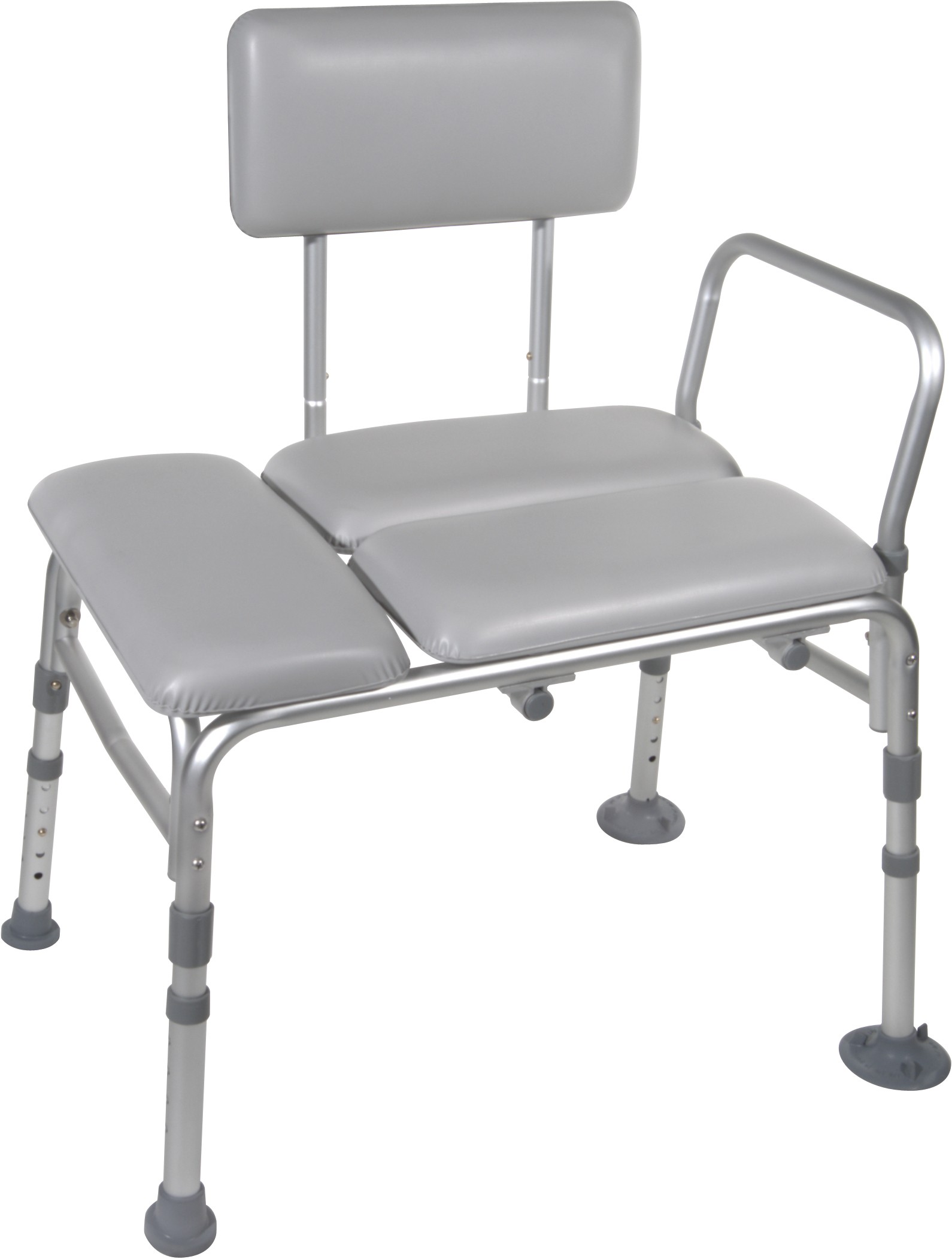Living Well HME | Transfer Bench - Padded Seat Transfer Bench