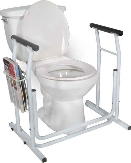 Living Well Stand Alone Toilet Safety Rail