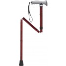 Living Well Aluminum Folding Cane with Gel Grip