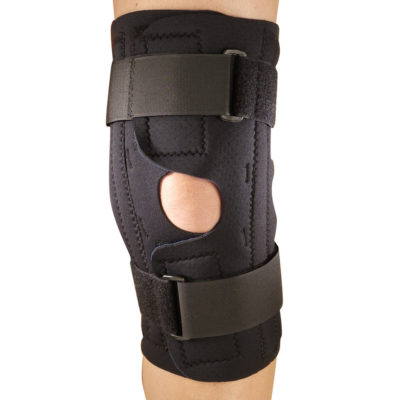 Living Well C-312 Neoprene Knee Stabilizer Wrap with Spiral Stays