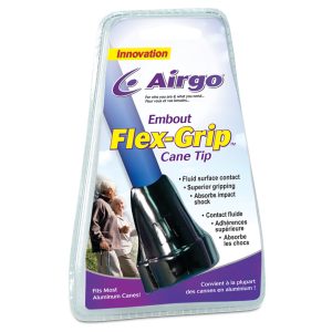 Airgo Flex-Grip Cane Tip with superior grip and shock absorption.