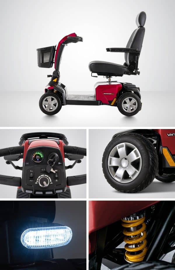 Pride Victory 10 LX Sport - 4 Wheel Mid Size Mobility Scooter | Pride Mobility - Image 2