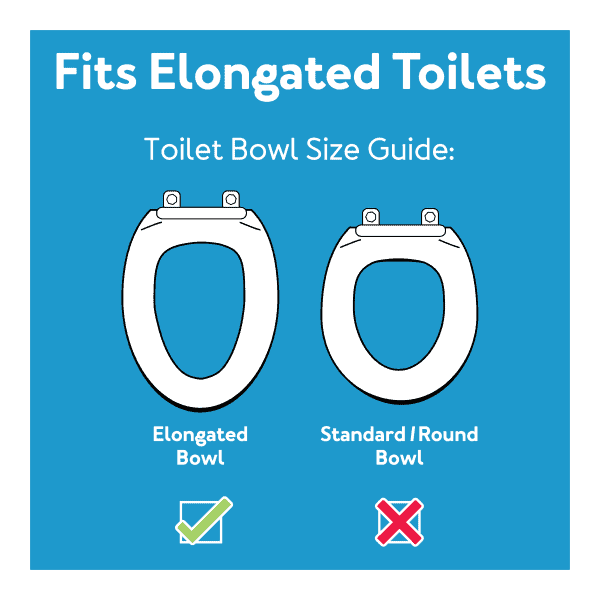 3.5” Elongated Raised Toilet Seat, by Carex - Image 4
