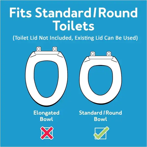 3.5” Standard Raised Toilet Seat, by Carex - Image 6