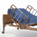 Hospital Bed with Rails