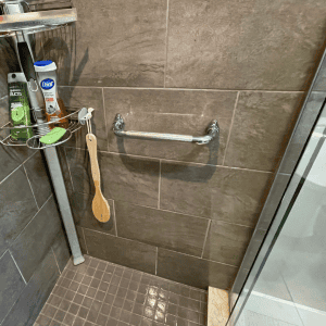 Shower Grab Bar Installation 2