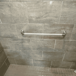 Shower Grab Bar Installation 3