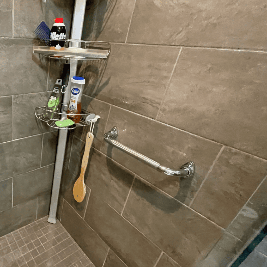 Shower Grab Bar Installation 4
