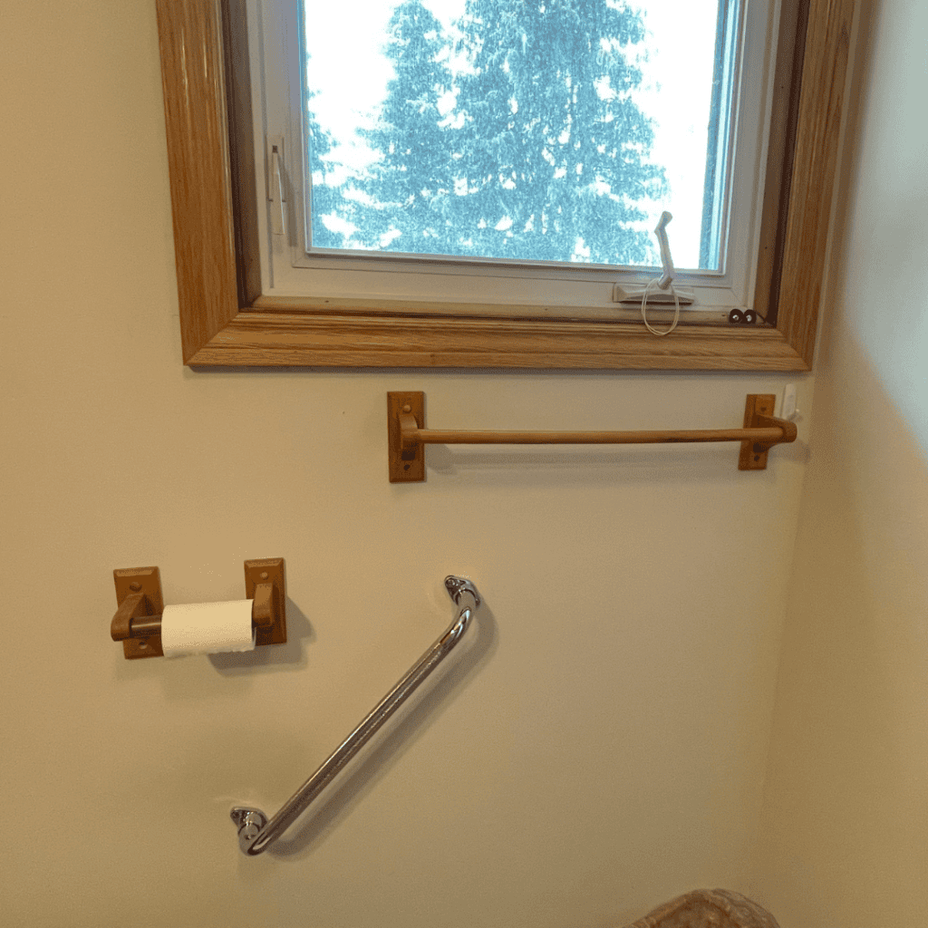 Shower Grab Bar Installation 8