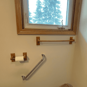 Shower Grab Bar Installation 8
