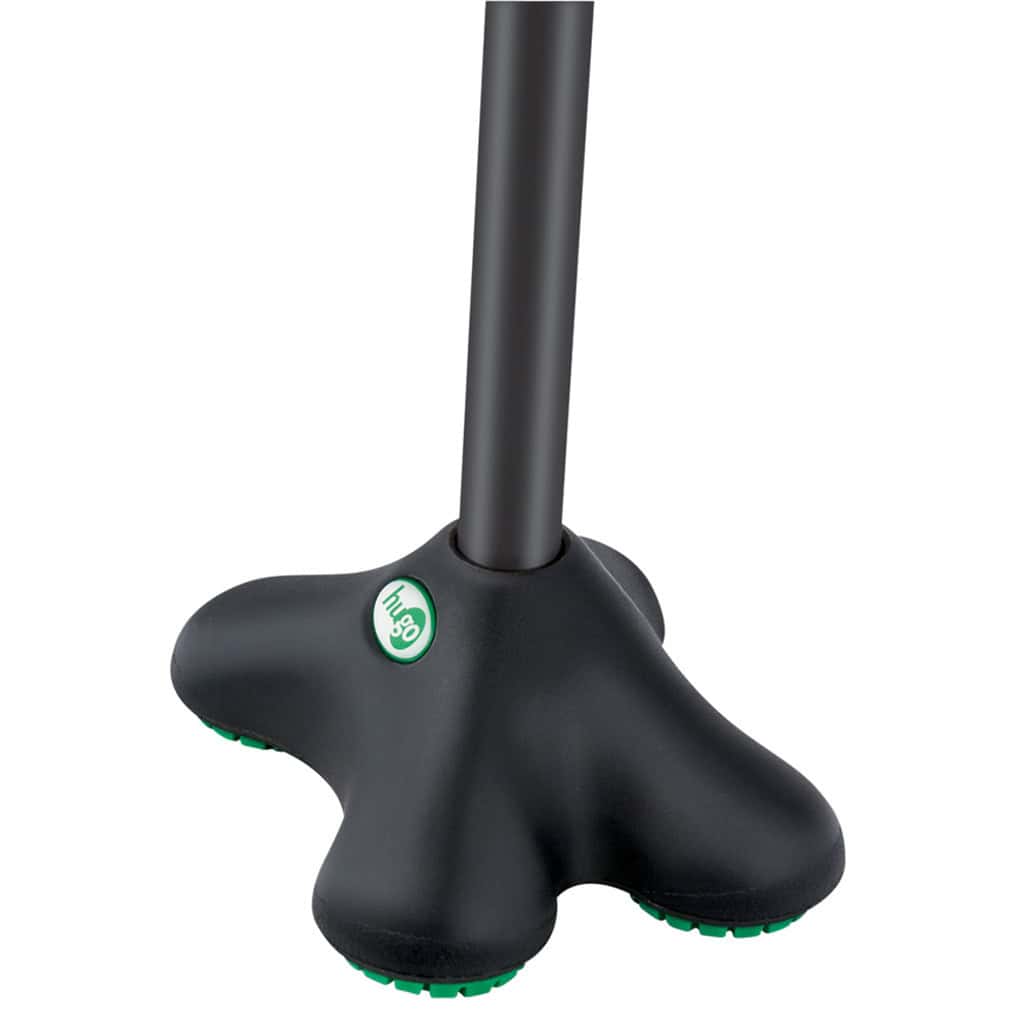 Hugo Ergonomic Offset Handle Cane with QuadPod Tip - Image 2